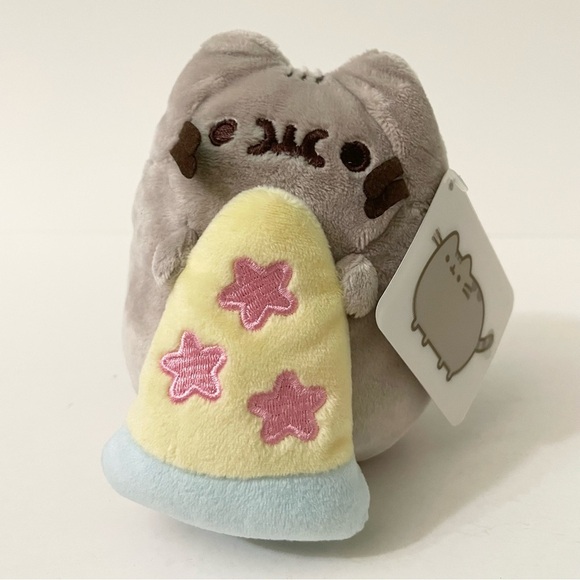 Pusheen Plush Cat Lot of 2 10th Anniversary Pizza and Winter Sweater Cat - Picture 9 of 15